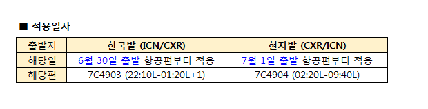 [제주항공] 나트랑공항 신규 터미널 이전 안내