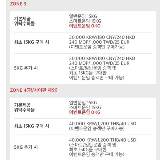 티웨이항공 홈페이지를 통한 부가서비스 이용 안내