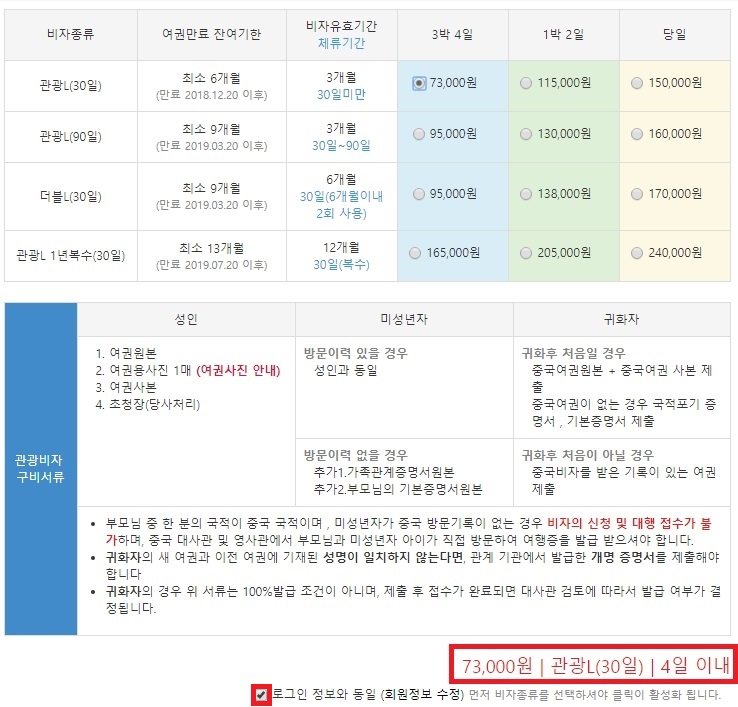 중국비자 발급, 인터넷으로 간단히 신청하는 방법