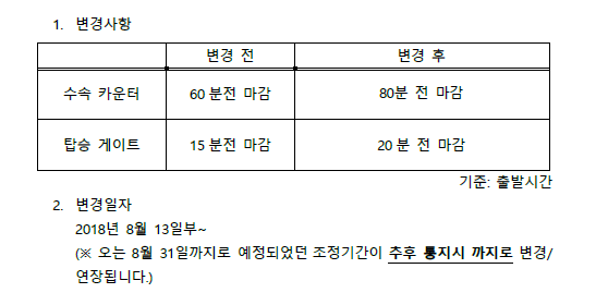 [중국남방항공]인천국제공항 중국남방항공 카운터 수속 및 탑승마감시간