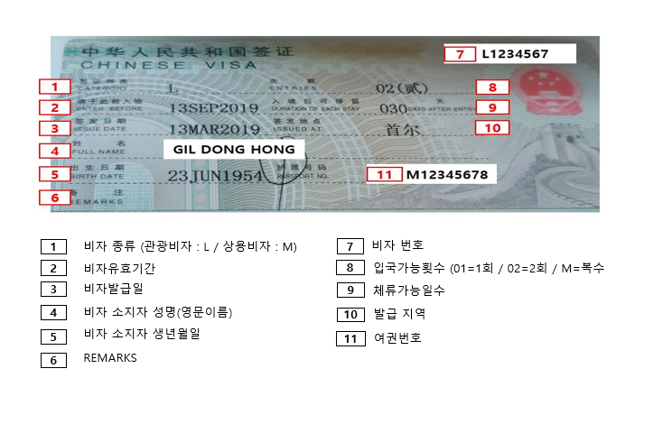 ※ 중국비자신청방법 (6월 3일부 변경사항)